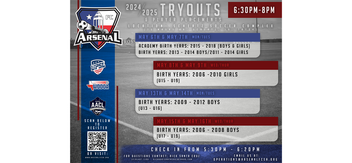 EXTENDED Select Tryout and Player Placements