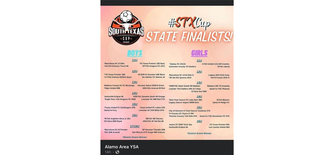 South Texas State Finalist