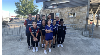 Lady Arsenal Teams at the San Antonio FC Game